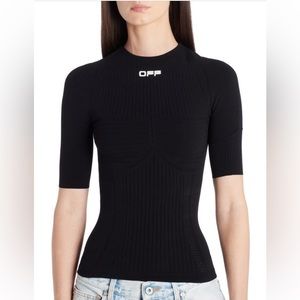 OFF WHITE logo active seamless t-shirt